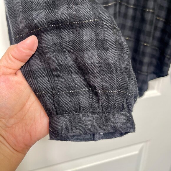 Rails Eloise‎ Long Sleeve Top in Onyx Lurex Size S - Picture 12 of 14